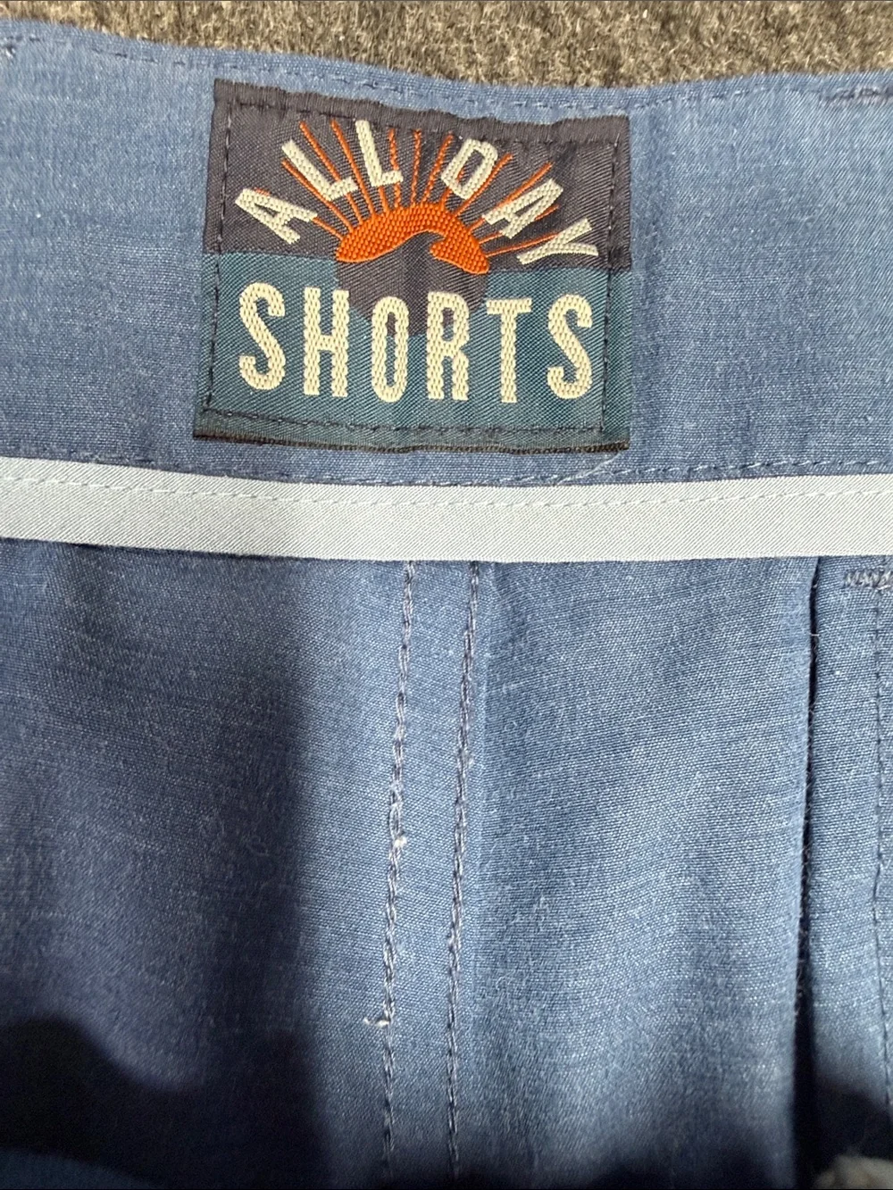 Faherty Sky Blue Flat-Front Men's Shorts